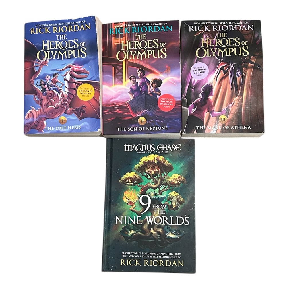 Rick Riordan Book Set - The Heroes of Olympus and Magnus Chase